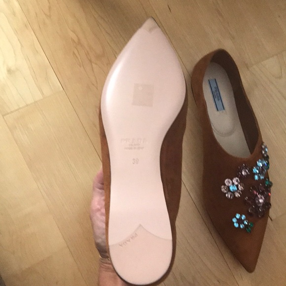Authentic Prada suede flats with original box - Picture 4 of 7